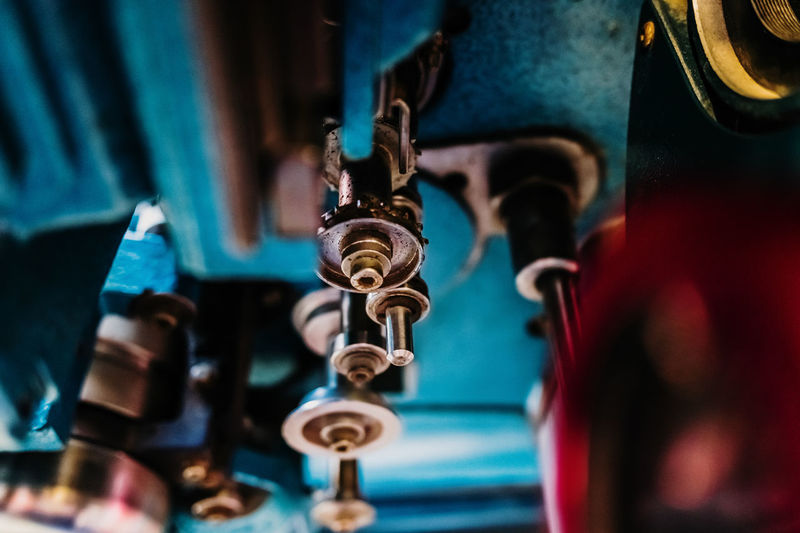 Full frame shot of machine part