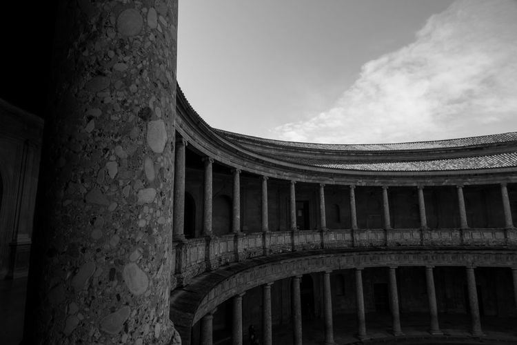 Low angle view of building against sky