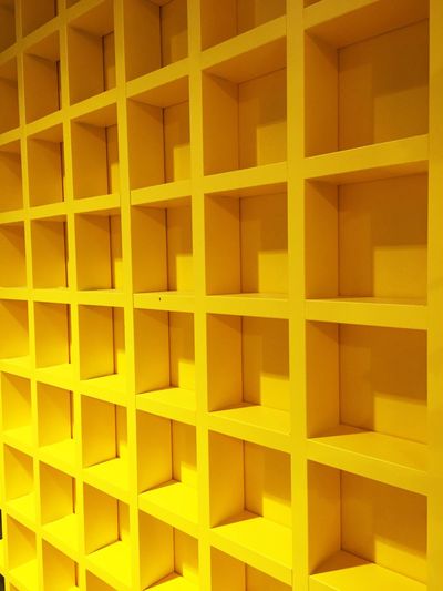 Full frame shot of wooden shelves