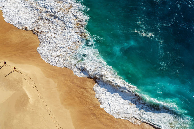 Aerial view of beach