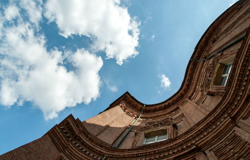 Low angle view of building against sky