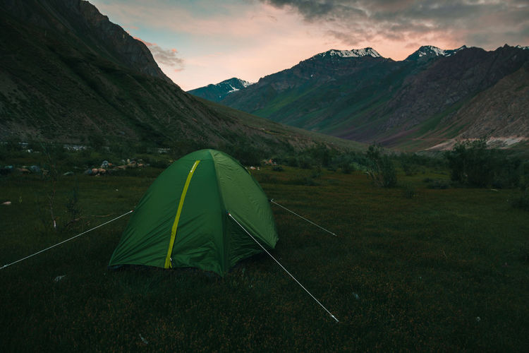 Camping in the himalayas 