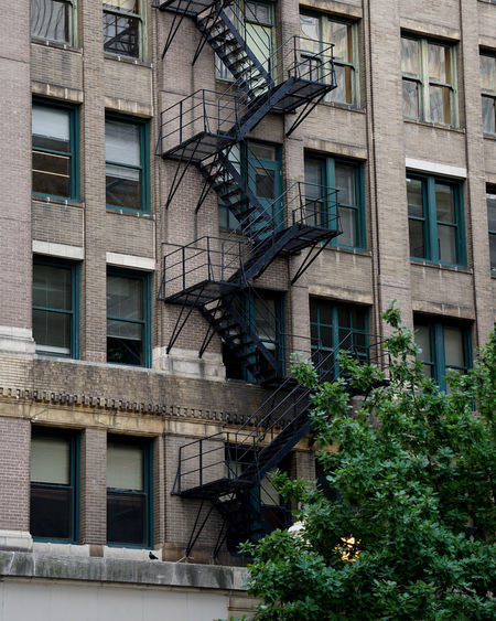 Low angle view of residential building