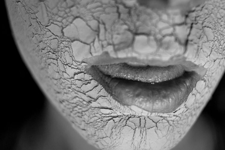 Close-up of human lips
