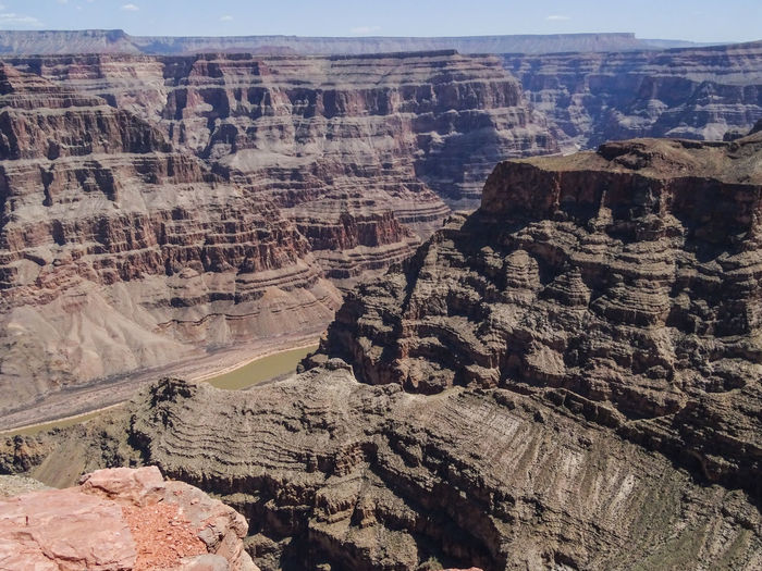 Aerial view of grand canyon