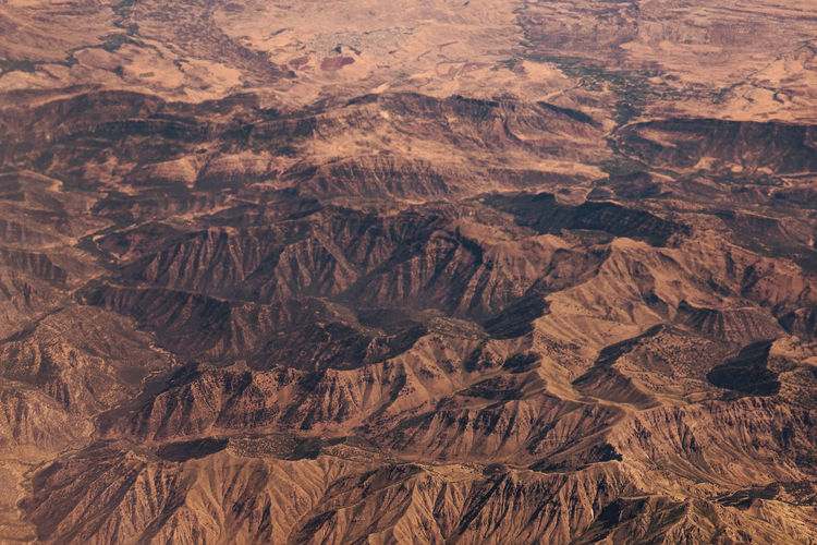 Flying over iran and capturing the mountains