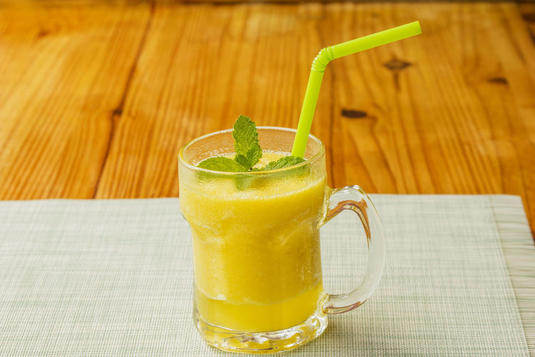 Pineapple smoothie is a fruit that has health benefits.