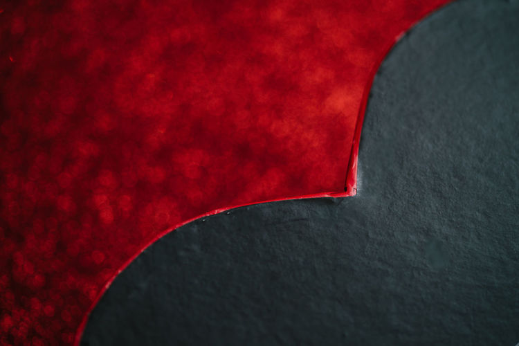 Full frame shot of red paper