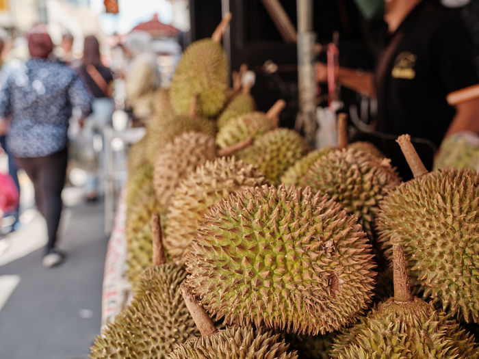 The durian at the local street merchant
