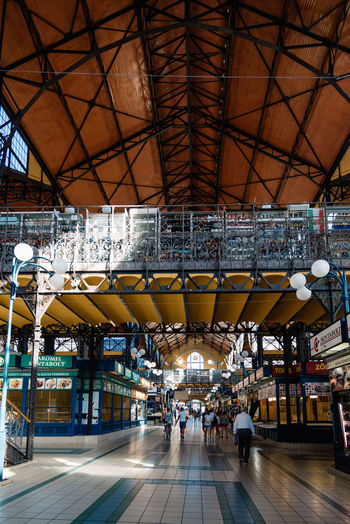 Interior of central market hall