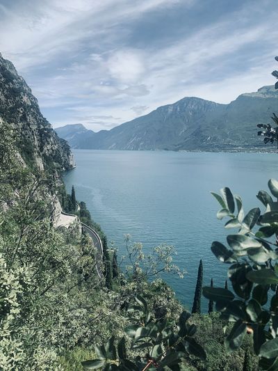 View over lake of garda