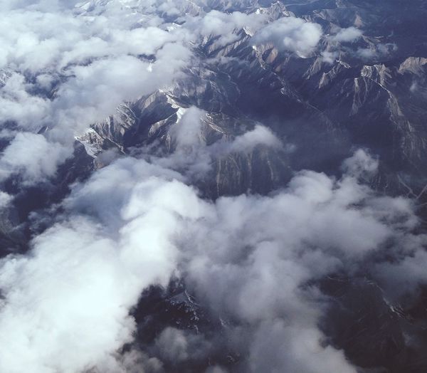 Scenic view of cloudy sky