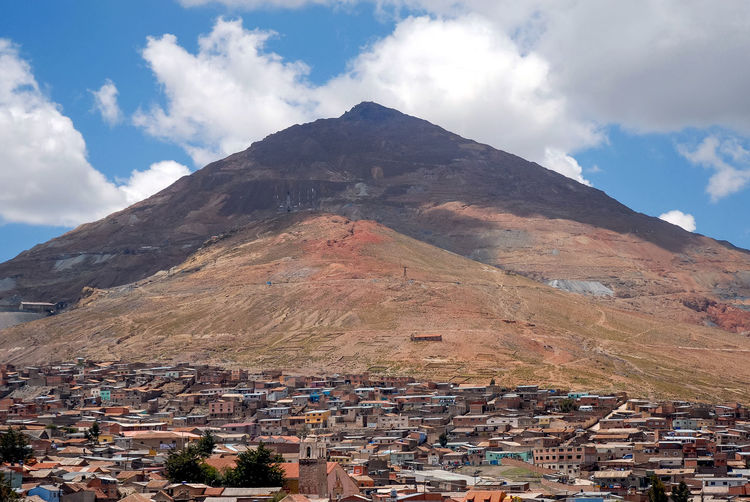 Potosi silver mine hill, bolivia