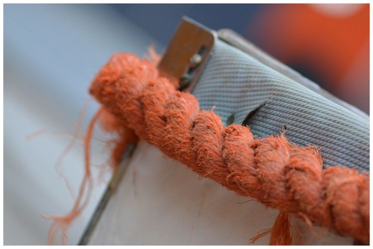 Close-up of ropes - nautical