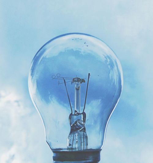 Close-up of crystal ball