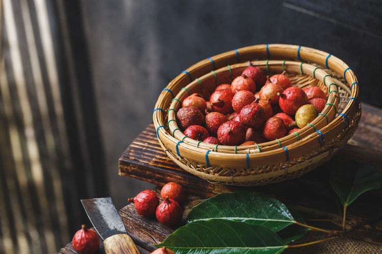Vietnamese figs in basket