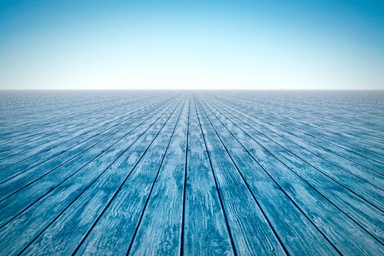 Jetty against clear sky