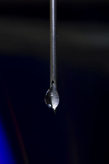 A beautiful macro photo of a hypodermic needle
