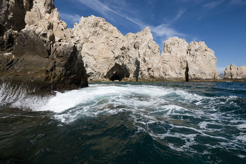 Coastline in cabo san lucas in baja california sur in mexico