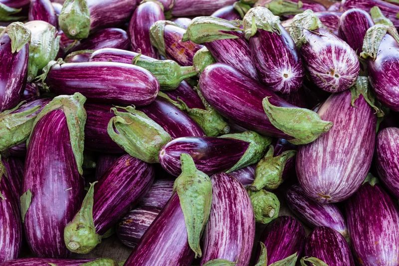 Full frame shot of vegetables at market stall