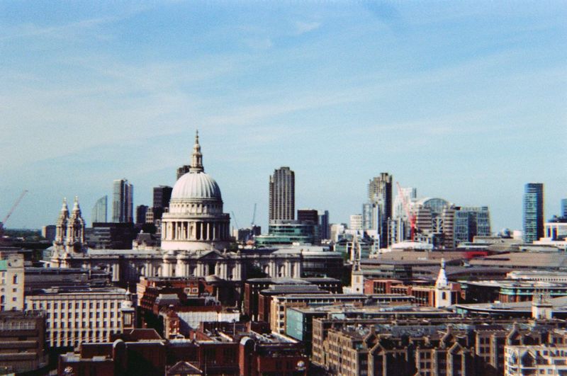 Buildings in london against sky