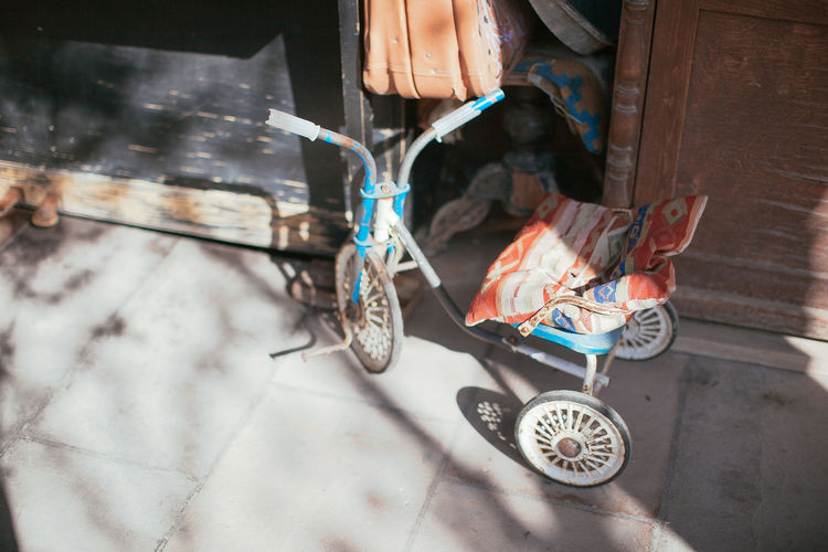 Close-up tricycle
