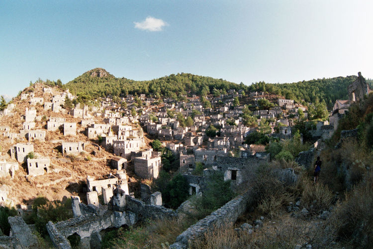 General view of abandoned village