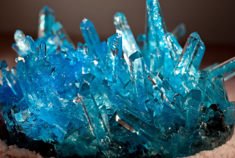 Close-up of ice crystals