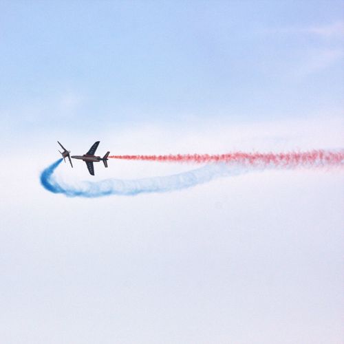 Patrouille de france at work.