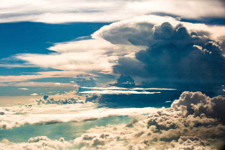 When every layer of cloud tell a different, unique story - bandung, indonesia