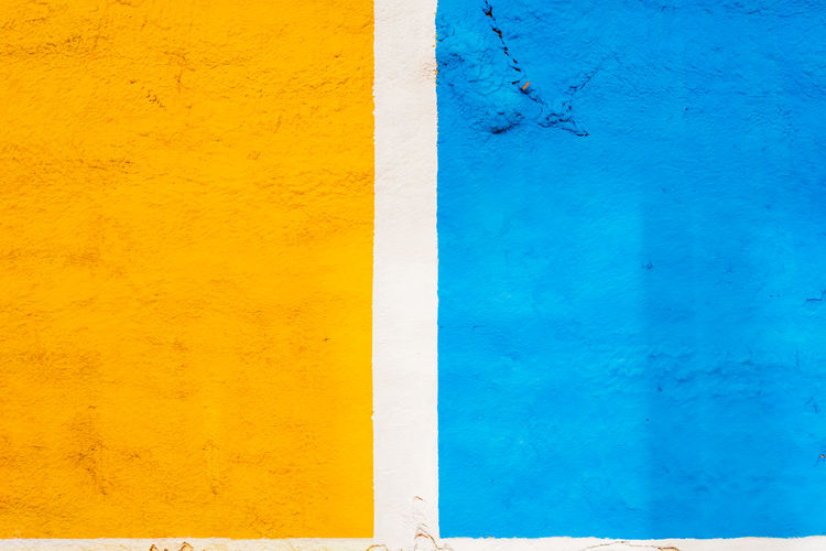 Full frame shot of yellow wall