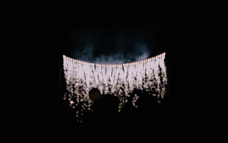 Fireworks at night