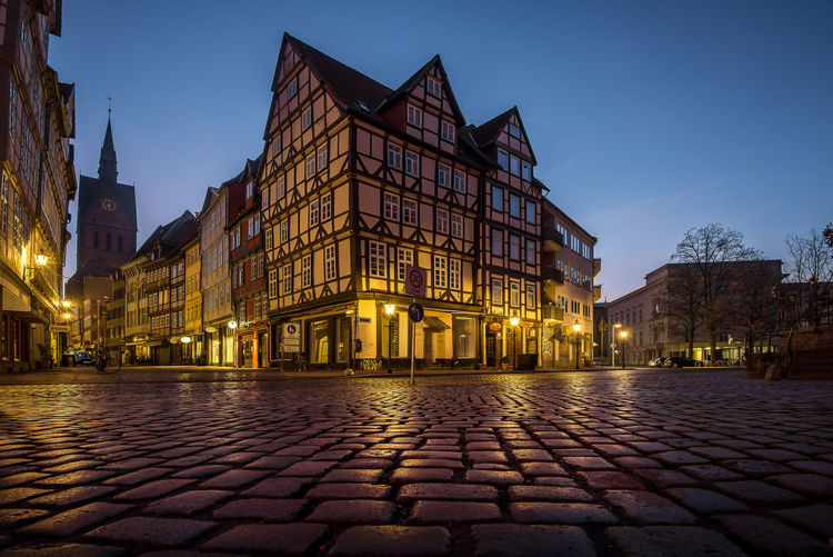 Holzmarkt in historical center hannover