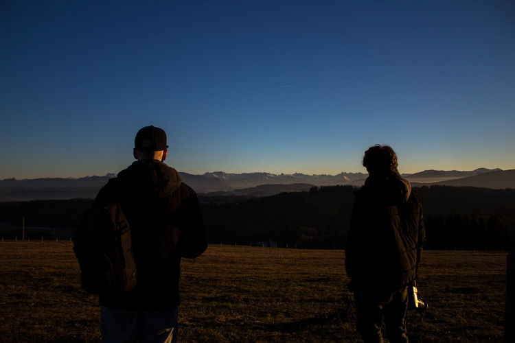 Viewing the mountains