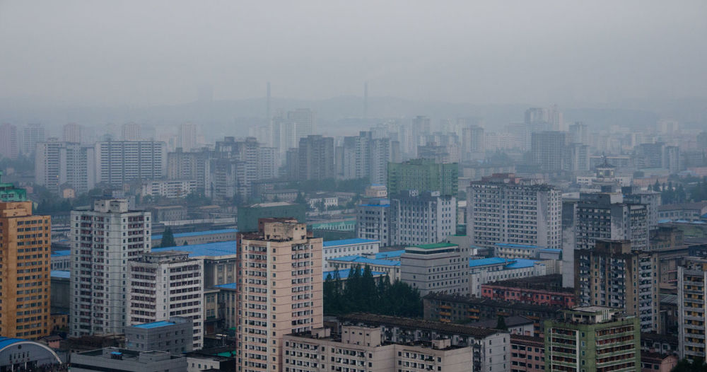 Cityscape against sky