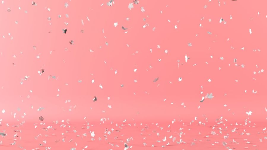 Full frame shot of pink balloons against white background