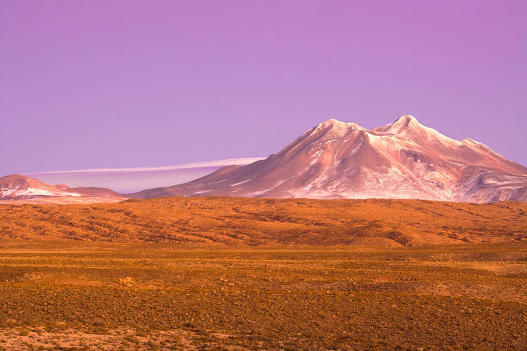Hills in the altiplano, high andean plateau, atacama desert, chile, south america