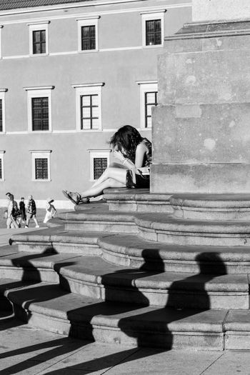Woman standing in park