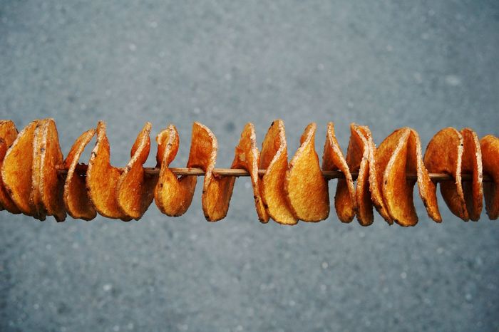Close-up of potato chips