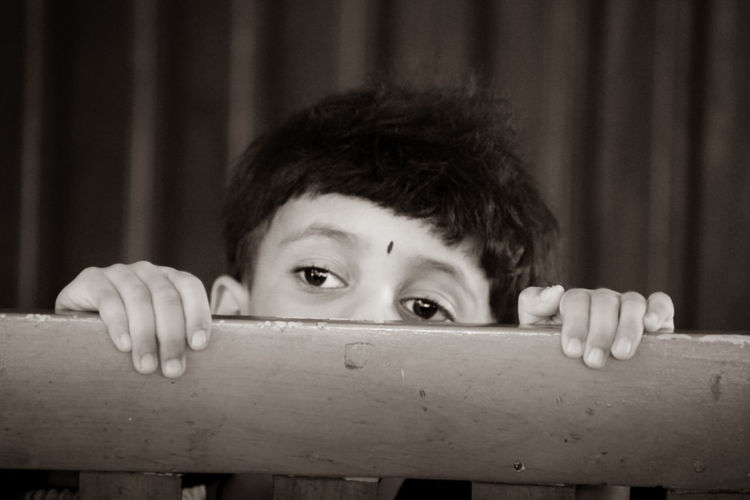 Strange look of the innocence eye