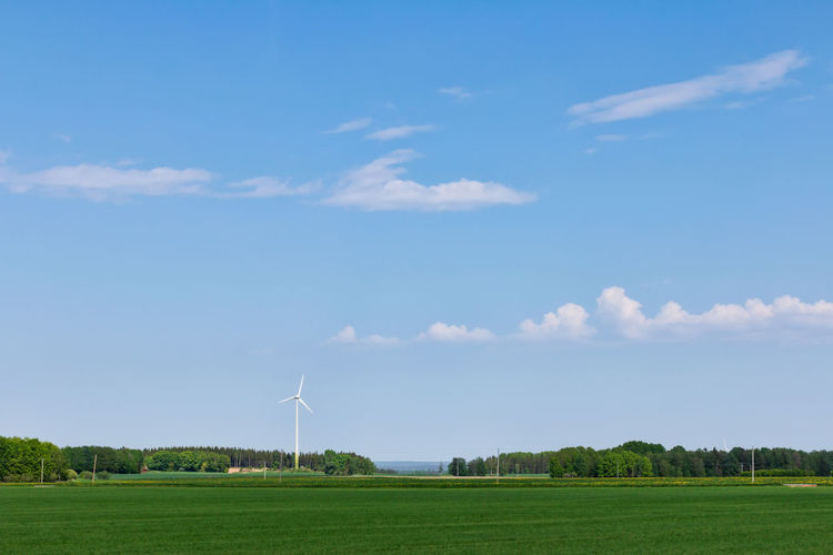 Wind turbine in the countryside
