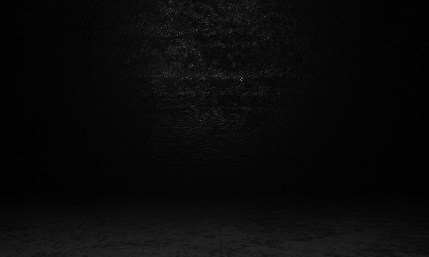 Full frame shot of empty floor in dark room