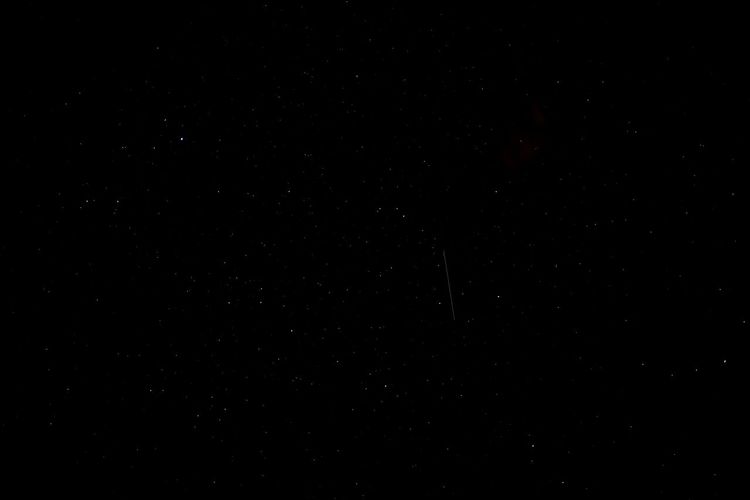 Low angle view of star field at night