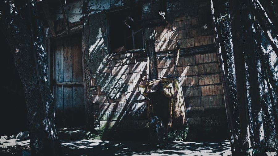 View of an abandoned building