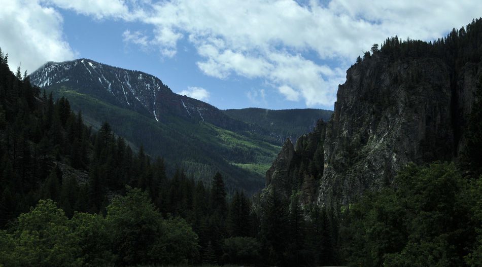 Drive along the crystal river in colorado