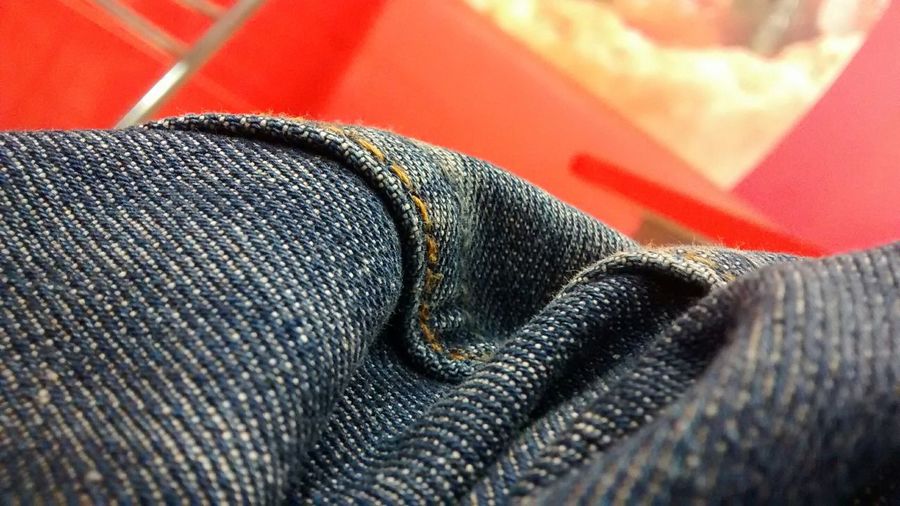 Close-up of red fabric