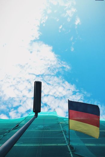 Clouds in blue sky