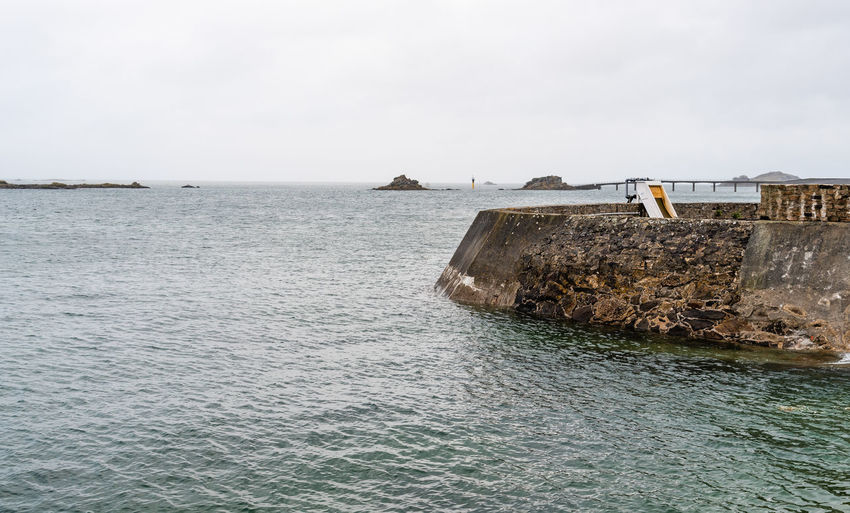 The harbour of roscoff