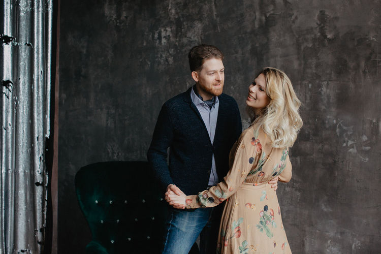 Beautiful young couple in love