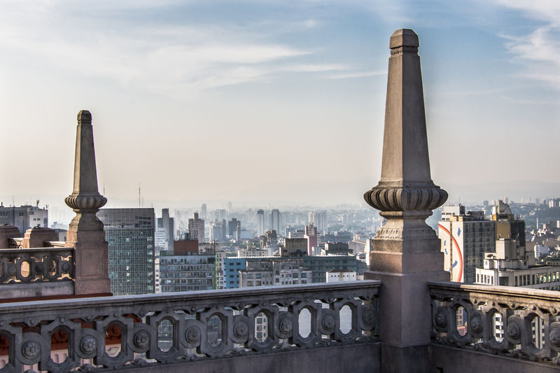 City skyline against sky